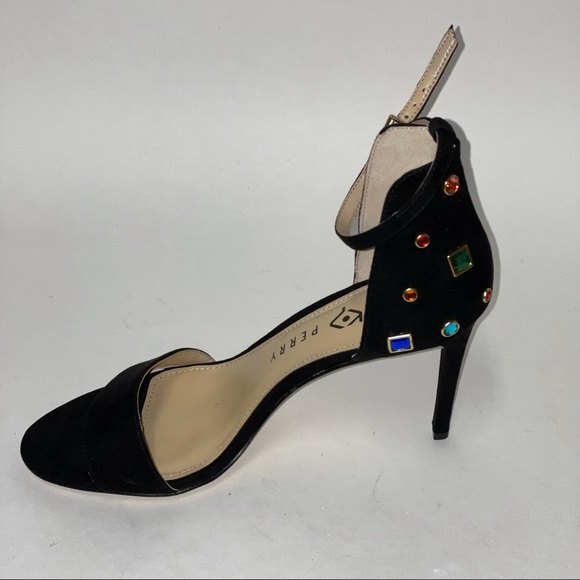 Katy Perry the Josephina suede black heels sandals 7.5 - Picture 5 of 12